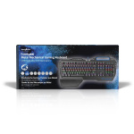 Nedis Bedraad Gaming Toetsenbord | USB | Mechanische Toetsen | RGB | US internationaal | US Internationaal | USB Gevoed | Lengte stroomkabel: 1.70 m | Gaming