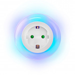 Nedis Nachtlampje met Stekker | Dag / nacht-sensor | 3680 W | 10 lm | Blauw / Groen / Wit