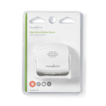 Nedis Bewegingsmelder met Alarm | Batterij Gevoed | 3x AAA/LR03 | 80 dB | Detectiebereik: 1.10 m | Detectiehoek: 10 ° | Plafond / Wand | Wit Nedis Bewegingsmelder met Alarm | Batterij Gevoed | 3x AAA/LR03 | 80 dB | Detectiebereik: 1.10 m | Detectiehoek: 10 ° | Plafond / Wand | Wit