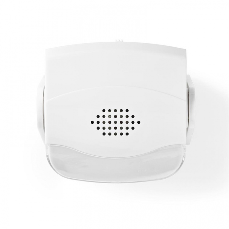 Nedis Bewegingsmelder met Alarm | Batterij Gevoed | 3x AAA/LR03 | 80 dB | Detectiebereik: 1.10 m | Detectiehoek: 10 ° | Plafond / Wand | Wit Nedis Bewegingsmelder met Alarm | Batterij Gevoed | 3x AAA/LR03 | 80 dB | Detectiebereik: 1.10 m | Detectiehoek: 10 ° | Plafond / Wand | Wit
