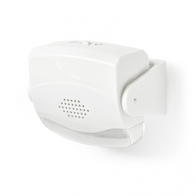 Nedis Bewegingsmelder met Alarm | Batterij Gevoed | 3x AAA/LR03 | 80 dB | Detectiebereik: 1.10 m | Detectiehoek: 10 ° | Plafond / Wand | Wit Nedis Bewegingsmelder met Alarm | Batterij Gevoed | 3x AAA/LR03 | 80 dB | Detectiebereik: 1.10 m | Detectiehoek: 10 ° | Plafond / Wand | Wit