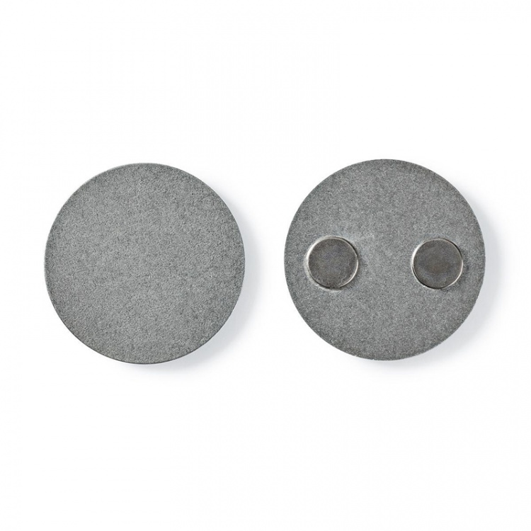 Nedis Montageset | Diameter: 39.4 mm | Magnetisch | Zelfklevende tape | Zilver Nedis Montageset | Diameter: 39.4 mm | Magnetisch | Zelfklevende tape | Zilver