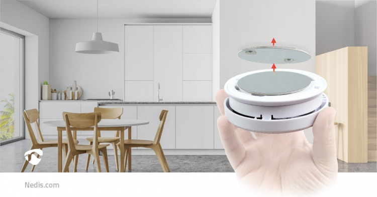 Nedis Montageset | Diameter: 39.4 mm | Magnetisch | Zelfklevende tape | Zilver Nedis Montageset | Diameter: 39.4 mm | Magnetisch | Zelfklevende tape | Zilver