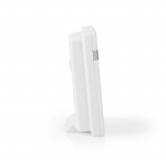 Nedis Draadloze Deurbelset | Batterij Gevoed | 3 V DC | 1x CR2032 | Volume: 80 dB | Signaalbereik: 300 m | IP44 | 36 Melodiën | 1 Ontvanger | Wit