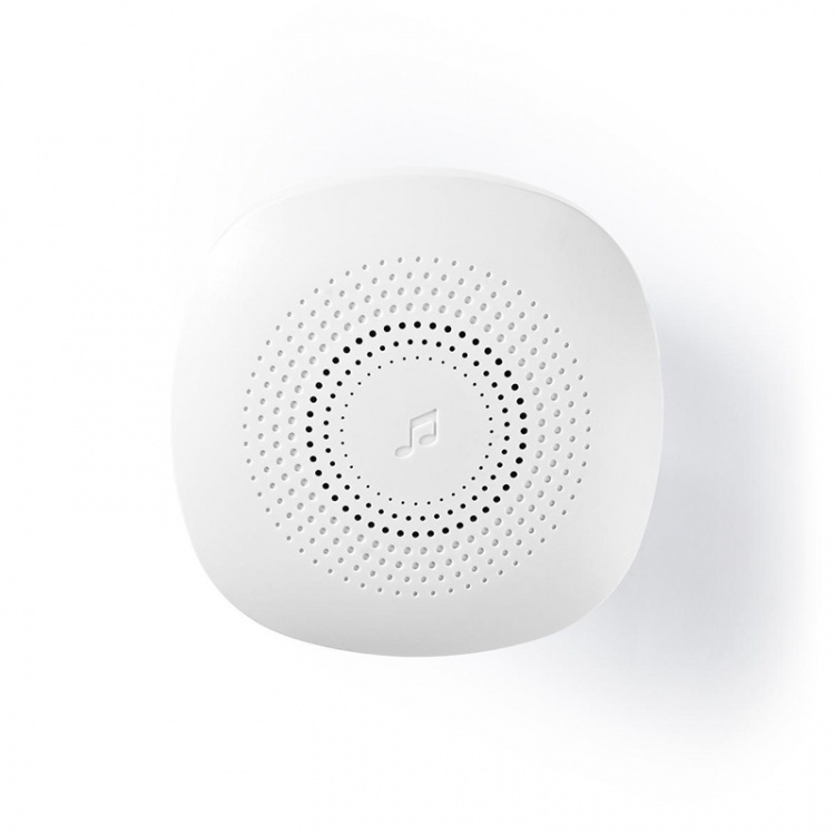 Nedis Draadloze Deurbelset | Netvoeding | 220 - 240 V AC 50 Hz | 1x CR2032 | Volume: 80 dB | Signaalbereik: 300 m | IP44 | Instelbaar volume | 36 Melodiën | 1 Ontvanger | Wit