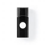 Nedis Draadloze Deurbelset | Batterij Gevoed | 3 V DC | 1x CR2032 | Volume: 80 dB | Signaalbereik: 300 m | IP44 | 36 Melodiën | 1 Ontvanger | Zwart Nedis Draadloze Deurbelset | Batterij Gevoed | 3 V DC | 1x CR2032 | Volume: 80 dB | Signaalbereik: 300 m | IP44 | 36 Melodiën | 1 Ontvanger | Zwart