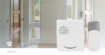 Nedis Draadloze Deurbelset | Batterij Gevoed | 3 V DC | 1x CR2032 | Volume: 80 dB | Signaalbereik: 300 m | IP44 | 36 Melodiën | 1 Ontvanger | Grijs / Wit Nedis Draadloze Deurbelset | Batterij Gevoed | 3 V DC | 1x CR2032 | Volume: 80 dB | Signaalbereik: 300 m | IP44 | 36 Melodiën | 1 Ontvanger | Grijs / Wit
