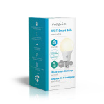 Nedis SmartLife LED Bulb | Wi-Fi | B22 | 800 lm | 9 W | Warm Wit | 2700 K | Android™ / IOS | A60 | 1 Stuks