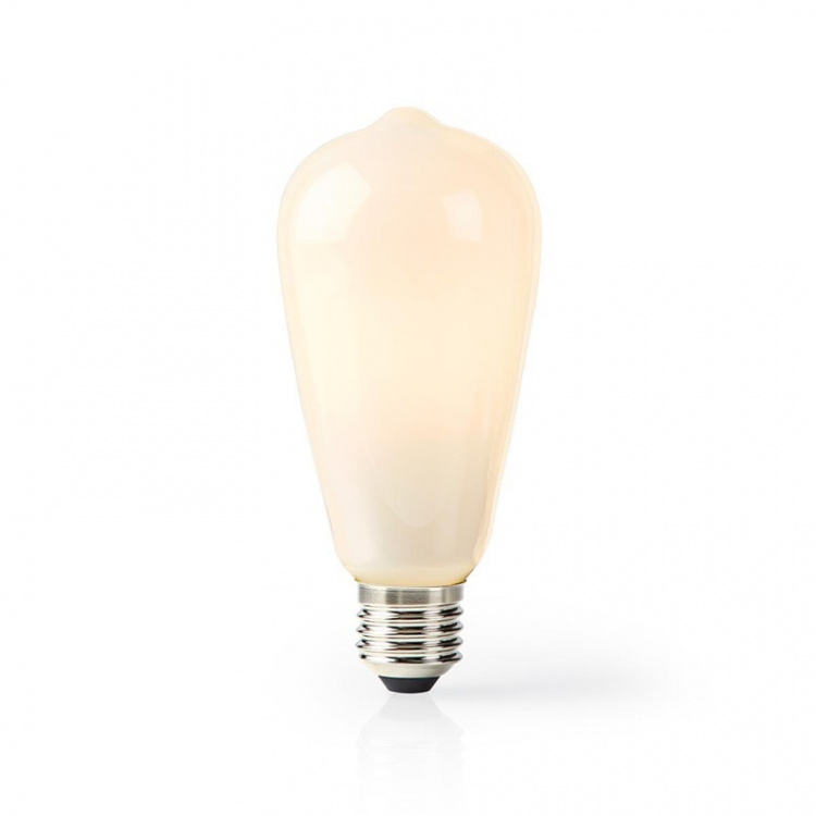 Nedis SmartLife LED Filamentlamp | E27 | 500 lm | 5 W | Warm Wit | 2700 K | Glas | Android™ / IOS | ST64 | 1 Stuks