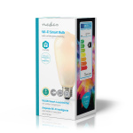 Nedis SmartLife LED Filamentlamp | E27 | 500 lm | 5 W | Warm Wit | 2700 K | Glas | Android™ / IOS | ST64 | 1 Stuks