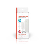 Nedis SmartLife Slimme Deur/Raam Sensor | Zigbee 3.0 | Batterij Gevoed | Android™ / IOS | Wit