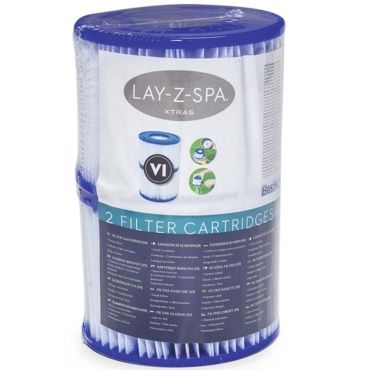 Bestway Filterpatroon voor Lay-Z-Spa (VI) 2-pack Bestway Filterpatroon voor Lay-Z-Spa (VI) 2-pack