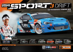 HPI RS4 Sport 3 Drift Dai Yoshihara Subaru BRZ 1:10 Electric Onroad