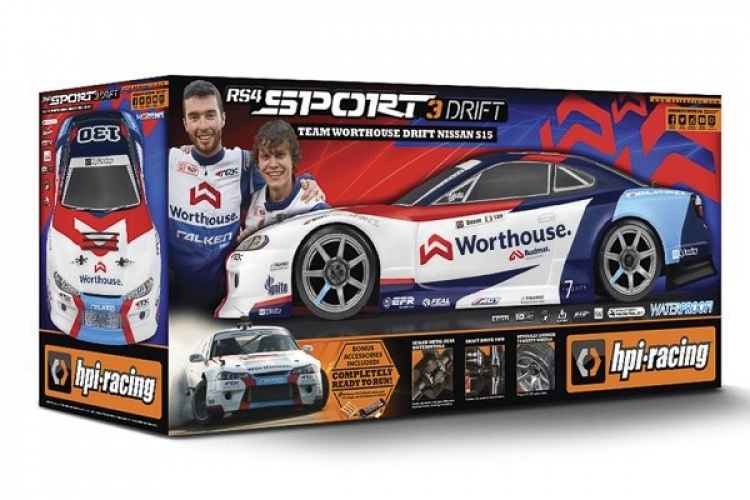 HPI RS4 Sport 3 Drift Worthouse James Dean Nissan S15 1:10 Electric Onroad HPI RS4 Sport 3 Drift Worthouse James Dean Nissan S15 1:10 Electric Onroad