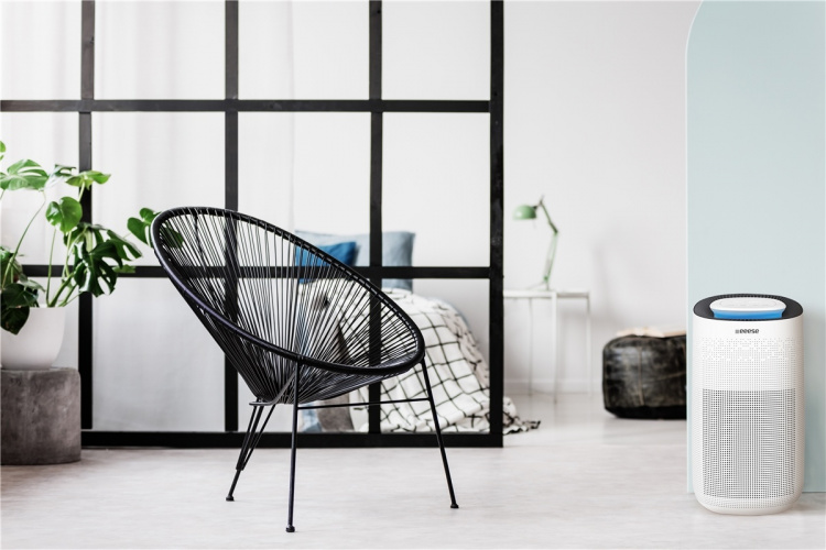 Vigga - 3-i-1 luftrenare, Wifi, HEPA-filter, lasersensor, 50 m2, Google Home