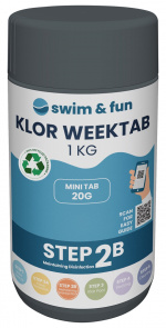 Chloor Week Tab 20 gr 1 kg Chloor Week Tab 20 gr 1 kg
