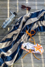 Lord Nelson VICTORY Beach Towel Cabana, Turkos/Ceris, 80x160 cm Lord Nelson VICTORY Beach Towel Cabana, Turkos/Ceris, 80x160 cm