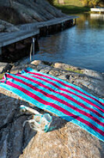 Lord Nelson VICTORY Beach Towel Cabana, Turkos/Ceris, 80x160 cm Lord Nelson VICTORY Beach Towel Cabana, Turkos/Ceris, 80x160 cm