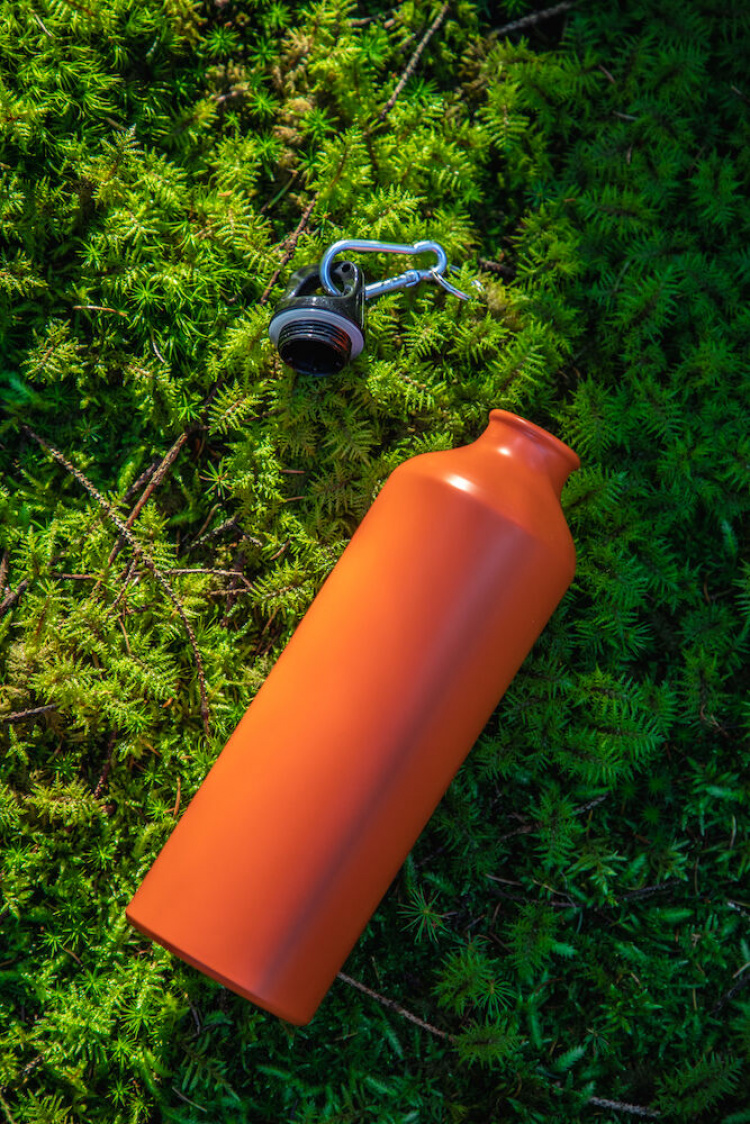 Orrefors Hunting Aluminiumflaska, Rosa