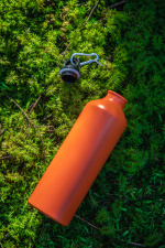 Orrefors Hunting Aluminiumflaska, Orange