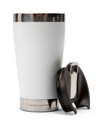 Orrefors Jernverk Vacuüm geïsoleerde mok met flesopener, wit Orrefors Jernverk Vacuüm geïsoleerde mok met flesopener, wit