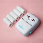 Maxlife MXTP-100 Thermische Printer - Draagbare Miniprinter met Bluetooth, Blauw