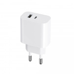Maxlife MXTC-06 - PD QC Wandoplader 1x USB-C, 1x USB, 30W, Wit