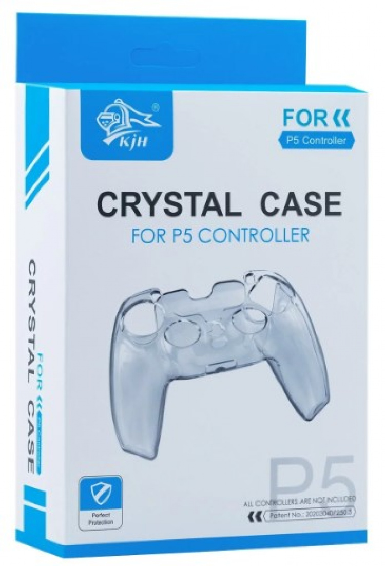 Siliconen handgreep Crystal case voor PS5-besturing, transparant Siliconen handgreep Crystal case voor PS5-besturing, transparant