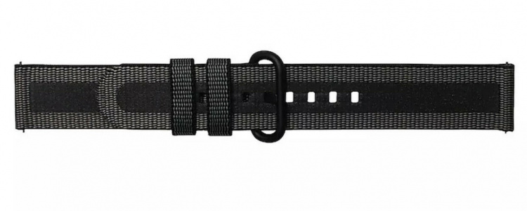 Strap Studio Textiel horlogeband Active 20 mm, zwart Strap Studio Textiel horlogeband Active 20 mm, zwart