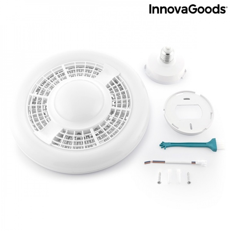 InnovaGoods Anti-muggenlamp voor zowel plafond- als wandmontage InnovaGoods Anti-muggenlamp voor zowel plafond- als wandmontage
