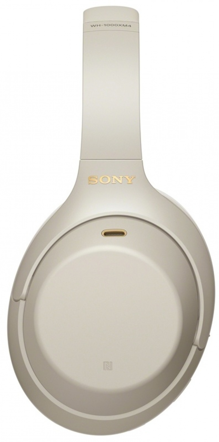 Sony WH-1000XM4 Draadloze hoofdtelefoon met ruisonderdrukking, zilver Sony WH-1000XM4 Draadloze hoofdtelefoon met ruisonderdrukking, zilver
