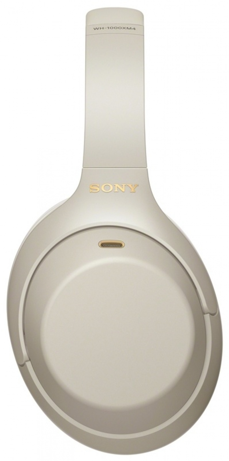 Sony WH-1000XM4 Draadloze hoofdtelefoon met ruisonderdrukking, zilver Sony WH-1000XM4 Draadloze hoofdtelefoon met ruisonderdrukking, zilver