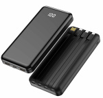 Forever TB-411 Powerbank met kabels, 10 000 mAh Forever TB-411 Powerbank met kabels, 10 000 mAh