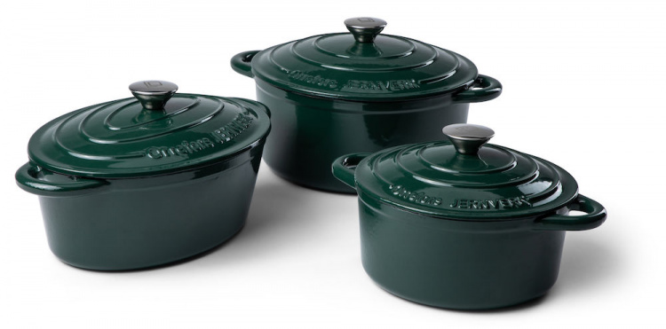 Orrefors Jernverk Gjutjärnsgryta 2,8L, Mörkgrön Orrefors Jernverk Gjutjärnsgryta 2,8L, Mörkgrön