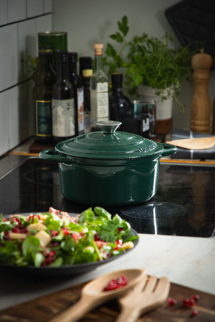 Orrefors Jernverk Gjutjärnsgryta 2,8L, Mörkgrön Orrefors Jernverk Gjutjärnsgryta 2,8L, Mörkgrön