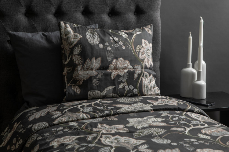 Kosta Linnewäfveri Dalaberg Satin, Grå