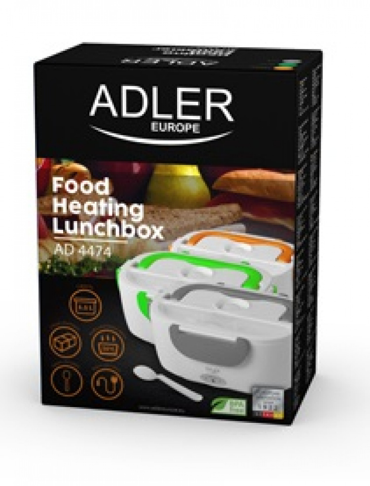Adler Elektrische lunchbox, grijs