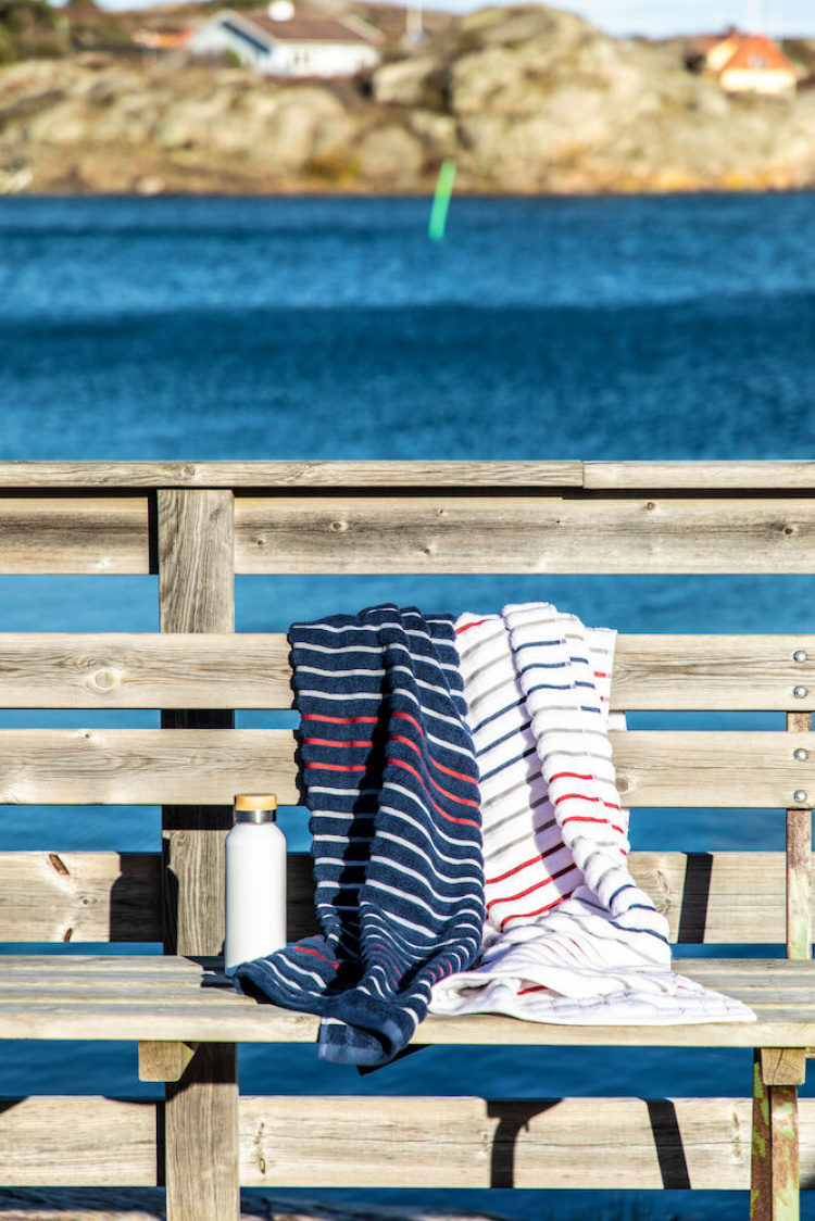 Lord Nelson Victory Seaside handduk, 50x70cm, Marin