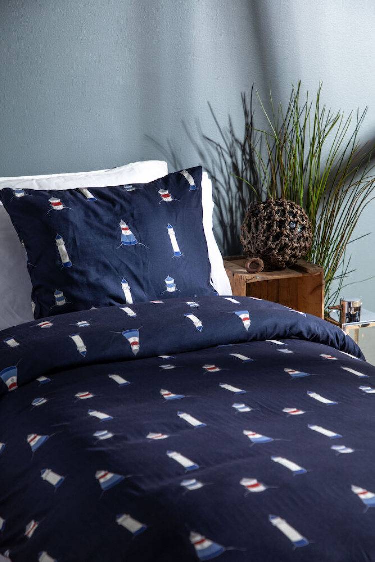 Lord Nelson Victory Karlsvik Mikrofiber Bäddset, Marin