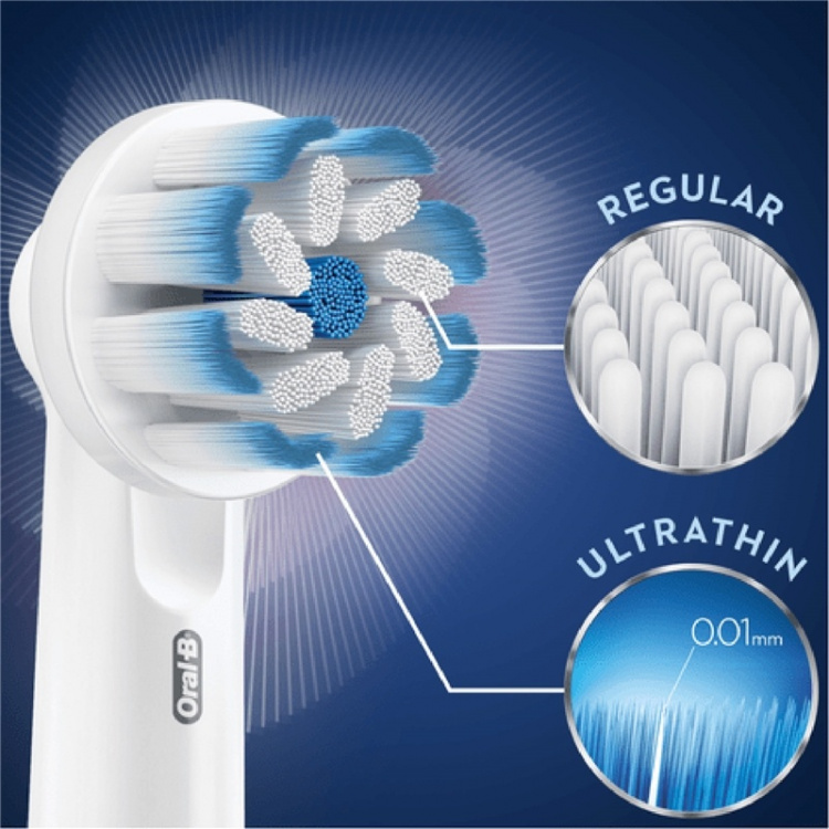 Oral B Borsthuvud Sensitive Clean & Care 3+3+3st Oral B Borsthuvud Sensitive Clean & Care 3+3+3st
