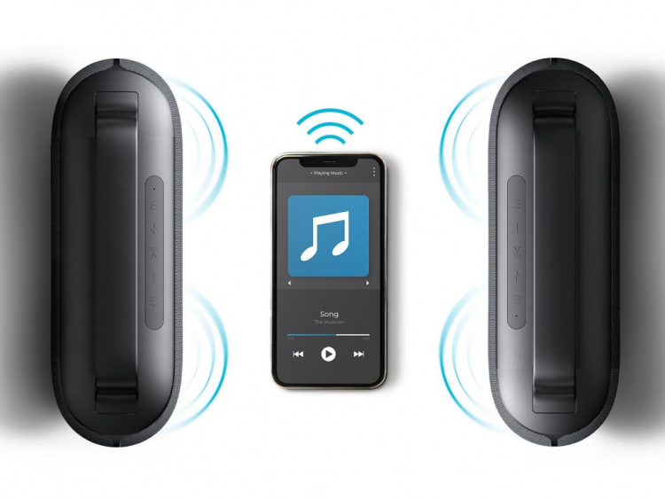 Next TREND Waterdichte Draadloze Luidspreker, Zwart Next TREND Waterdichte Draadloze Luidspreker, Zwart