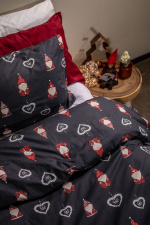 Lord Nelson Santa bäddset 150x210cm, Mörkgrå