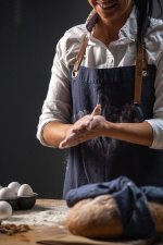 Kosta Linnewäfveri Schort, marineblauw