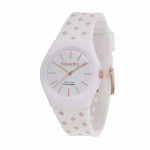 Superdry SDSYG166WRG - Horloge 38 mm met 5 bar waterdichtheid, Wit/Goud