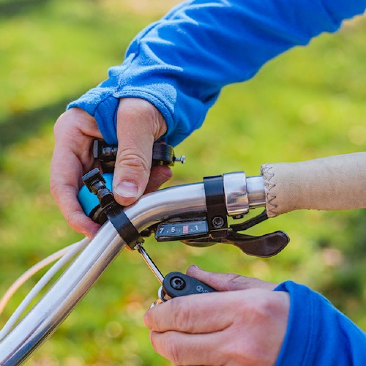 Forever Outdoor Fietsbel klein, Zilver