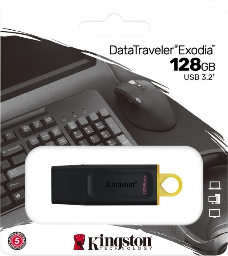 Kingston USB-geheugen DataTraveler Exodia, 128 GB Kingston USB-geheugen DataTraveler Exodia, 128 GB