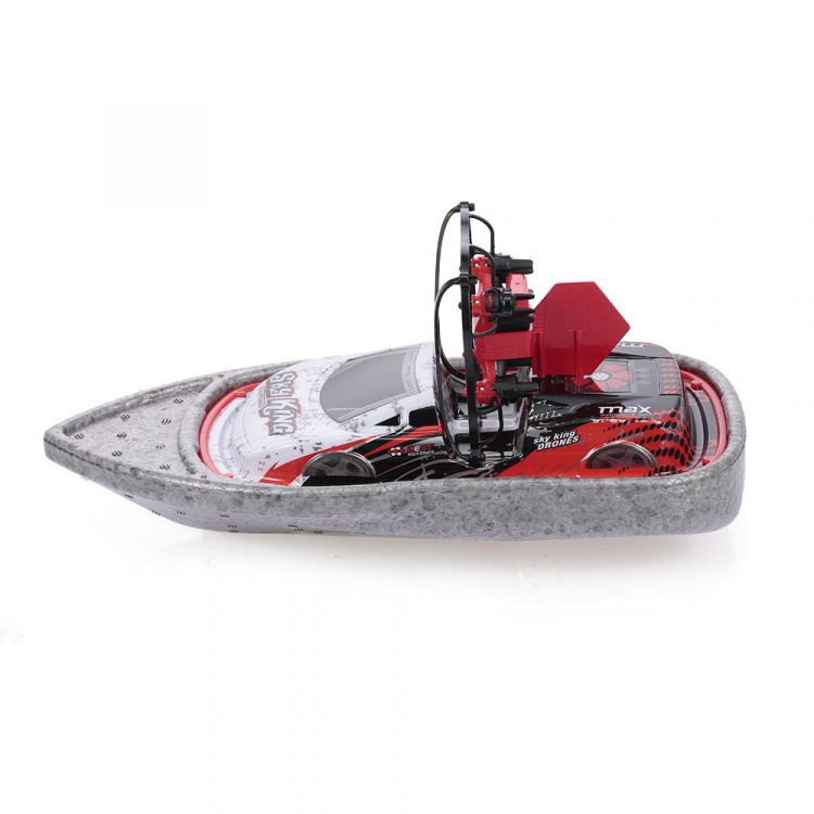 3-in-1 drone, boot, auto 2,4 G 4-assen, rood/grijs 3-in-1 drone, boot, auto 2,4 G 4-assen, rood/grijs