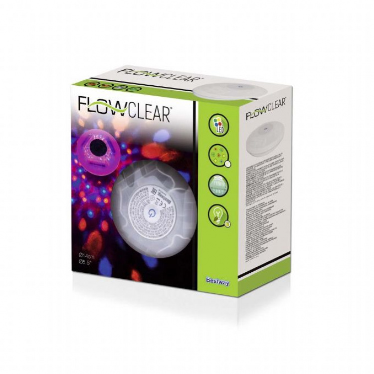 Bestway Flowclear Drijvend Solar LED Zwembadlampje Bestway Flowclear Drijvend Solar LED Zwembadlampje