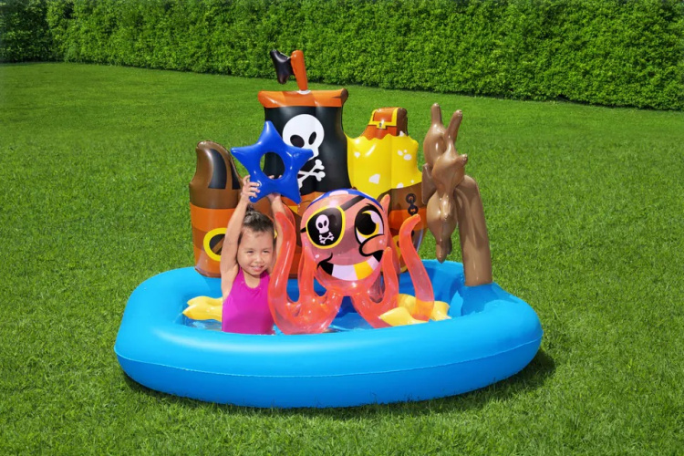 Bestway Opblaasbaar kinderzwembad / Waterpark, Piratenschip