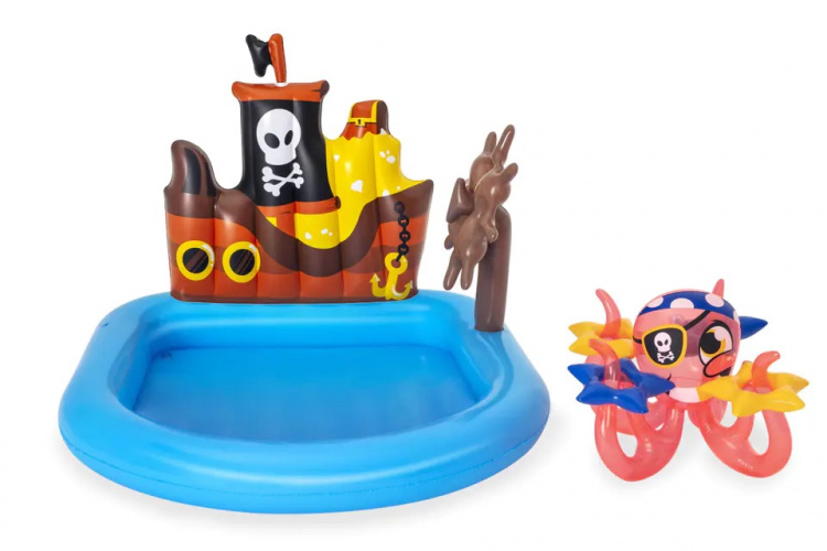 Bestway Opblaasbaar kinderzwembad / Waterpark, Piratenschip